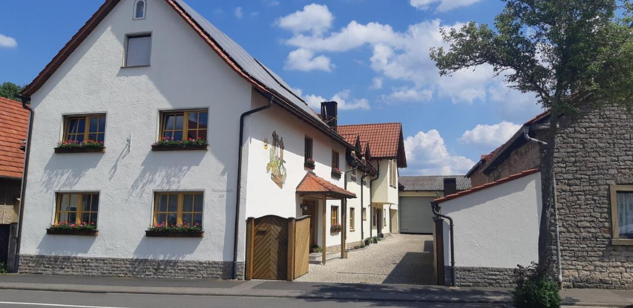 Ferienwohnung Rosenberger Kolitzheim Exteriör bild