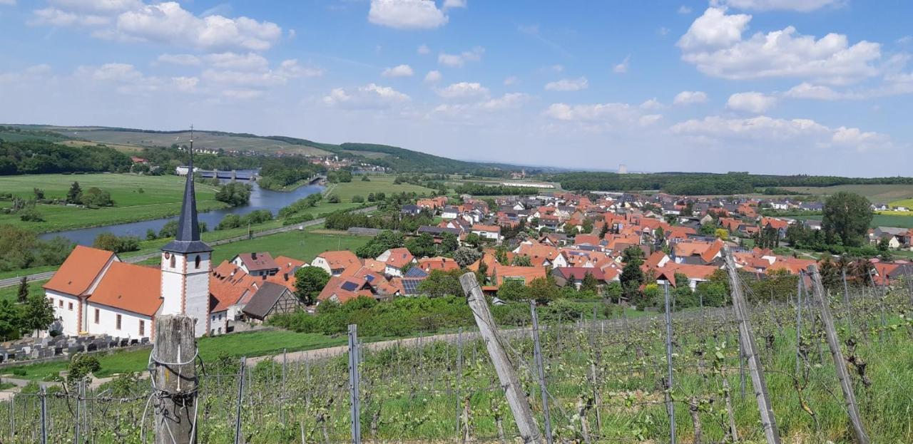 Ferienwohnung Rosenberger Kolitzheim Exteriör bild